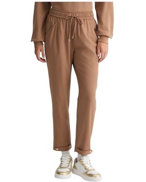 Liu Jo Liu Jo Pantaloni Cropped Beige TA5144 - Marrone