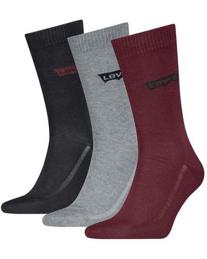 Levi's Regular Cut Batwing Logo Calcetines clásicos - Morado