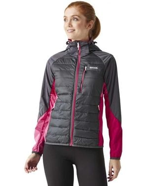 Regatta Andreson Jacket Cappotto da Donna PRO Hybrid Leggero con Cappuccio e Zip Intera - Multicolore