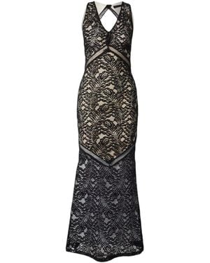 Guess Abito sm LUNGO CON RICAMI Donna M - Weiß