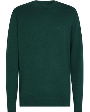 Tommy Hilfiger Pima Cotton Kaschmir Pullover - M - Grün
