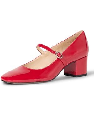 The Drop Aoki Heeled Mary Jane Plateauabsätze - Pink