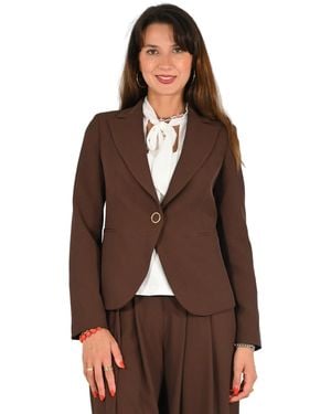 Rinascimento Giacca donna cioccolato CFC0125822003 - L - Marrone