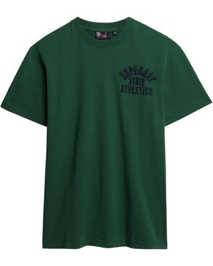 Superdry Embroidered T-shirt Shirt - Green