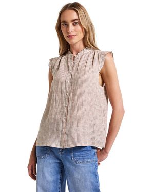 Street One Damen Leinenbluse Mit 3/4-Ärmeln – Lässig & Luftig Für Den Sommer
