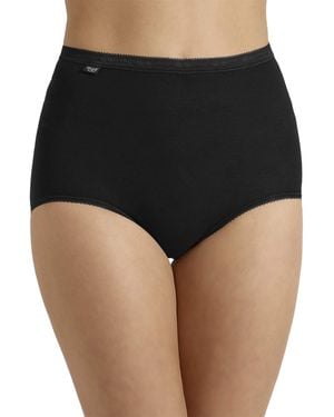 Sloggi S Multipacks Midi 4 Pair Cotton Pack Size 16 In Black