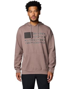 Columbia Phg Game Flag Ii Hoodie - Brown