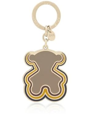 Tous Portachiavi con ciondolo a forma di orso - Metallizzato