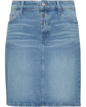 S.oliver 360° Denim/Kurzer Jeans-Rock mit Knopfdetail blau 38