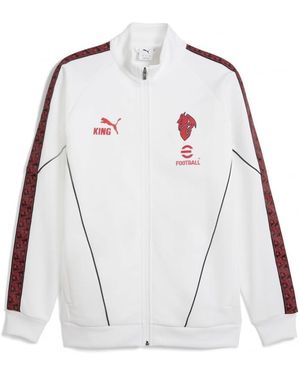 PUMA Ac Miland King Anthem Jas Zwart-rood - Wit