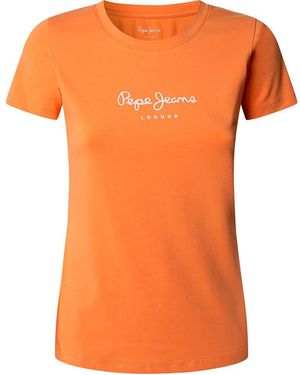 Pepe Jeans New Virginia Ss N T-shirt - Orange