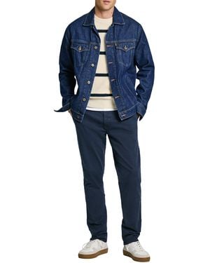 Pepe Jeans Slim Chino Twill Pantalón - Azul