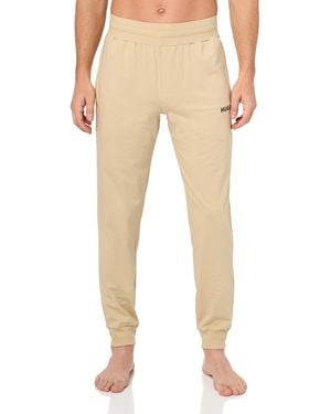 HUGO Linked Cuffed Lounge Trousers - Natural