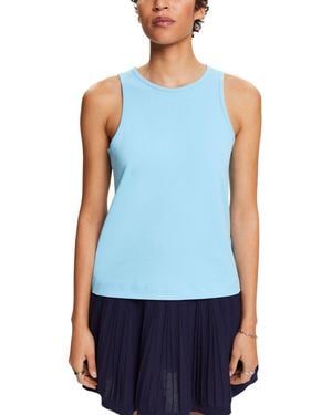 Esprit 044ee1k354 T-shirt - Blue