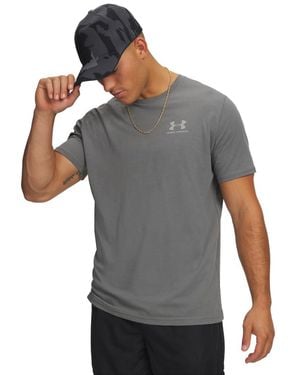 Under Armour Sportstyle Left Chest Short-sleeve T-shirt, - Gray