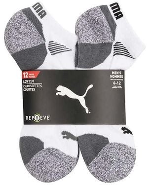 PUMA 's Repreve Athletic Sock - Grey