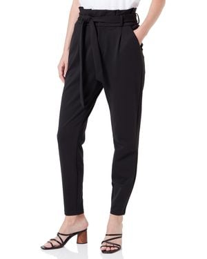 Vero Moda Bestseller A/s Vmluccaeva Hr Paperbag Pant Ga Noos - Black