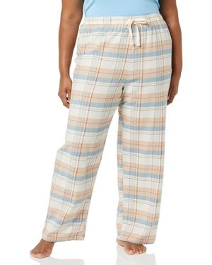 Amazon Essentials Pantalon de nuit en flanelle - Blanc