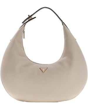 Guess Shoulder Bag Evie Hobo Bag Light Taupe Beige - Grey
