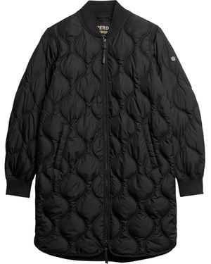 Superdry Studios Long Liner Jacket A4-padded - Black