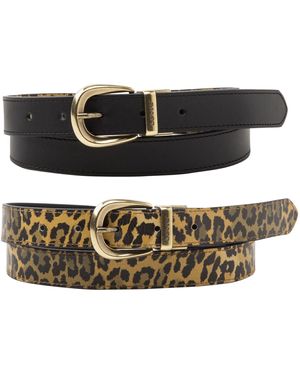 Levi's Reversible Belt with Print Cintura - Nero
