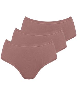 Sloggi Go Daily Cotton Midi 3P Cacao - Marrone