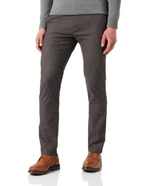 Bugatti 4890-16348 Pantaloni Eleganti da Uomo - Grigio