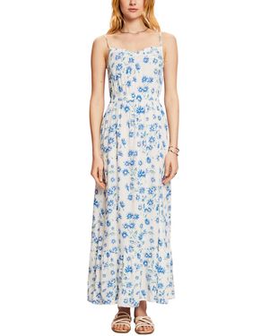 esprit maxikleid weiß