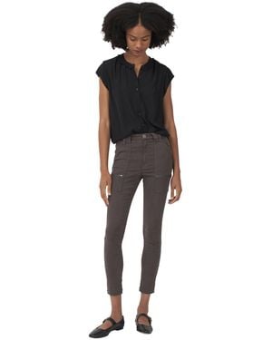 Joie S High Rise Park Skinny Vintage Sleek Pants - Black