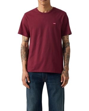 Levi's Ss Original Hm Tee T-Shirt - Rot