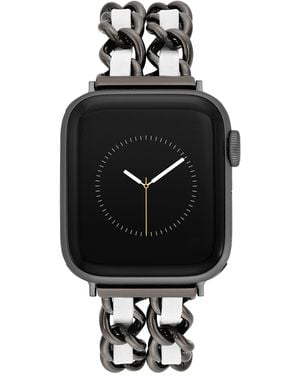 Steve Madden Fashion Chain Bracelet For Apple Watch - Black