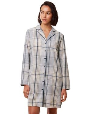 Triumph Boyfriend Ndw X Checks Nightgown - Grey