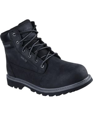 Skechers Longrider 6 Inch Steel Toe Industrial Boot - Blue