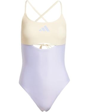 adidas S X Back Fit One Piece Swimsuit Violet/warm 8 - White