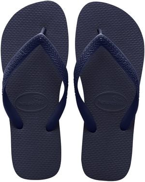 Havaianas S Flip Flops Original Box Brasil Brazil Top Ladies Sandals 3-8 Navy Blue