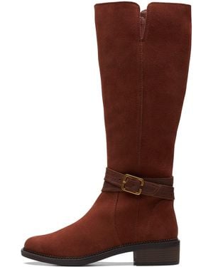 Clarks Maye Shine Fashion Boot - Brown