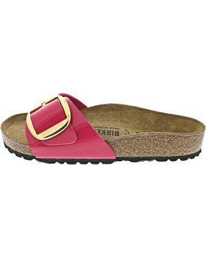 Birkenstock | Madrid Big Buckle | Vernice Fusion Fucsia | Birko-Flor | Larghezza: normale | 1027842 | Donna - Nero
