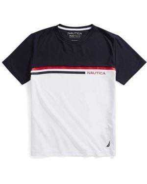 Nautica Navtech Colorblock Tee - Blue
