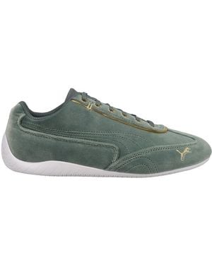 PUMA Womens Speedcat Lace Up Trainers Shoes Casual - Green, Green, 3 Uk
