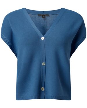 Comma, Strickjacke - Blau