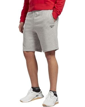Reebok Identità French Terry Pantaloncini - Grigio