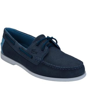 Lacoste Mens Mens Navire Shoes In Navy - Uk 10 - Blue