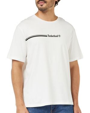 Timberland Short Sleeve Tee 3 Tier3 T-Shirt - Bianco