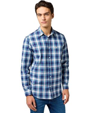 Wrangler 1 Pkt Shirt - Blue