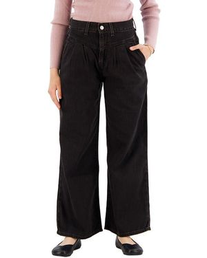 Levi's Levis Featherweight Baggy Med Indigo – Worn - Zwart