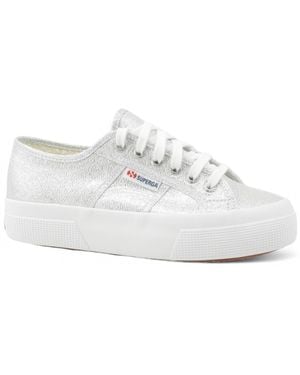 Superga 2740 Platform Lame - Bianco