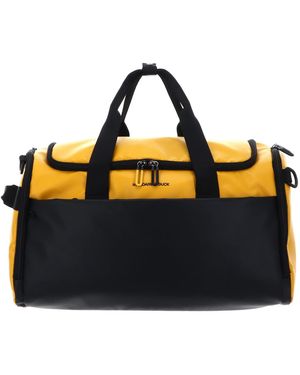 Mandarina Duck Eco Coated Duffle Bag Duck Yellow - Schwarz