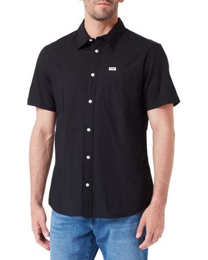 Wrangler SS 1 Pkt Shirt Maglietta - Nero