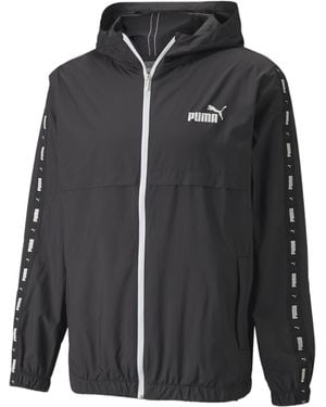 PUMA Ess Tape Windbreaker - Black