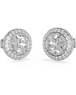 Guess Orecchini 4G Crush JUBE04164JWRHT-U acciaio inossidabile - Metallizzato